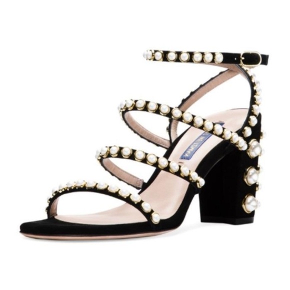 Stuart Weitzman peridot pearly sandals never worn - Picture 8 of 8